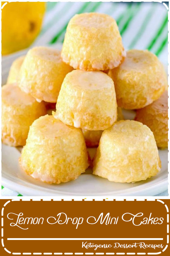 These mini Lemon Drops are a perfect treat for lemon fans. Tiny lemon cakes are drenched in a mouthwatering lemon glaze making them delicious and addicting.
