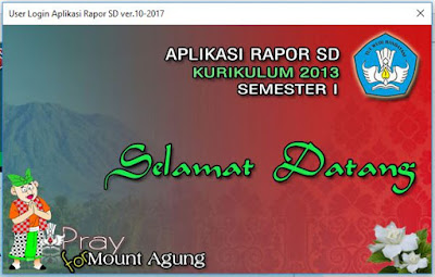 Aplikasi Raport SD Kurikulum 2013 Edisi Revisi 2017  - OPS BUKAL