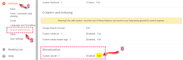 Setting Of Ads.Txt In Blogger googel adsense ads txt setting blogger