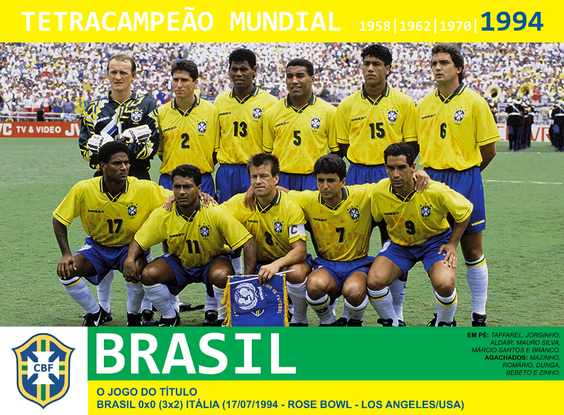 Edição dos Campeões Brasil Campeão da Copa do Mundo 1994