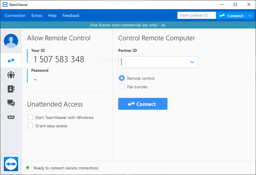 Cara Setting Agar Password TeamViewer Tidak Berubah Permanent