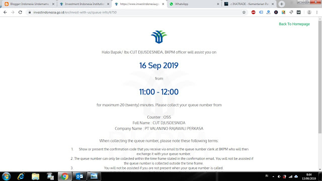 Cara Merubah Data NIB OSS Online Republik Indonesia Di
