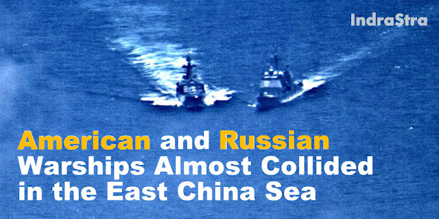 American and Russian Warships Almost Collided in the East China Sea