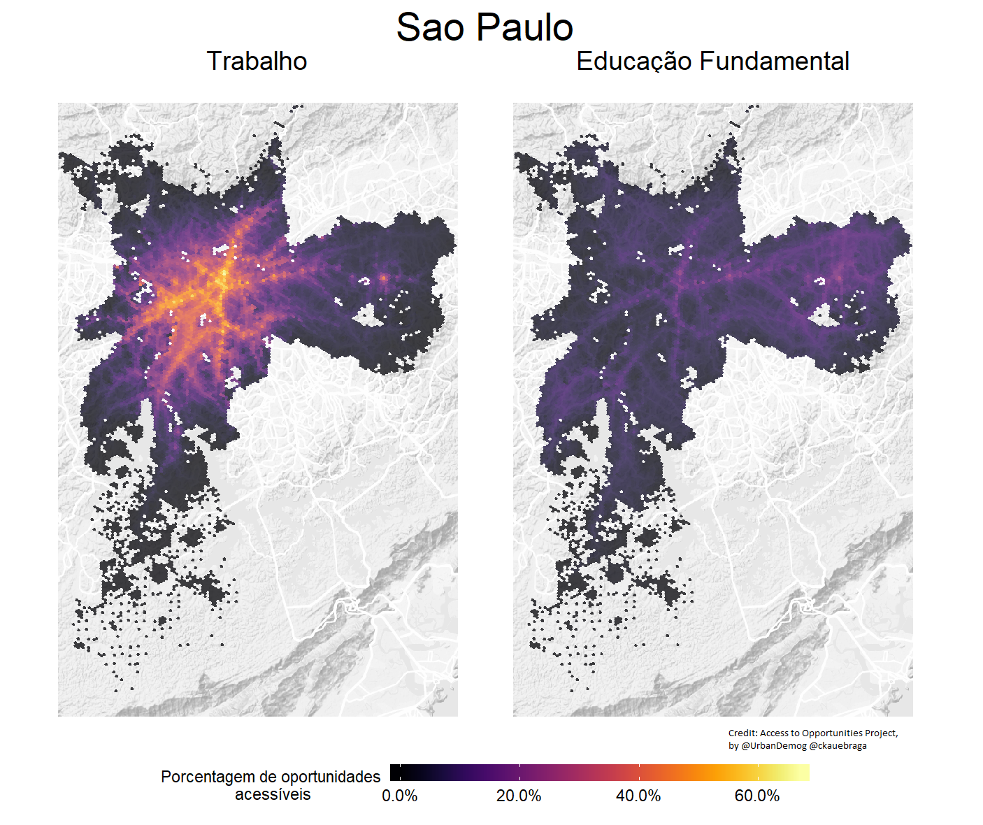Urban Demographics A glimpse into the accessibility landscape of São Paulo