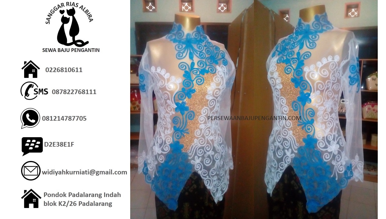 harga kebaya pengantin murah kutubaru
