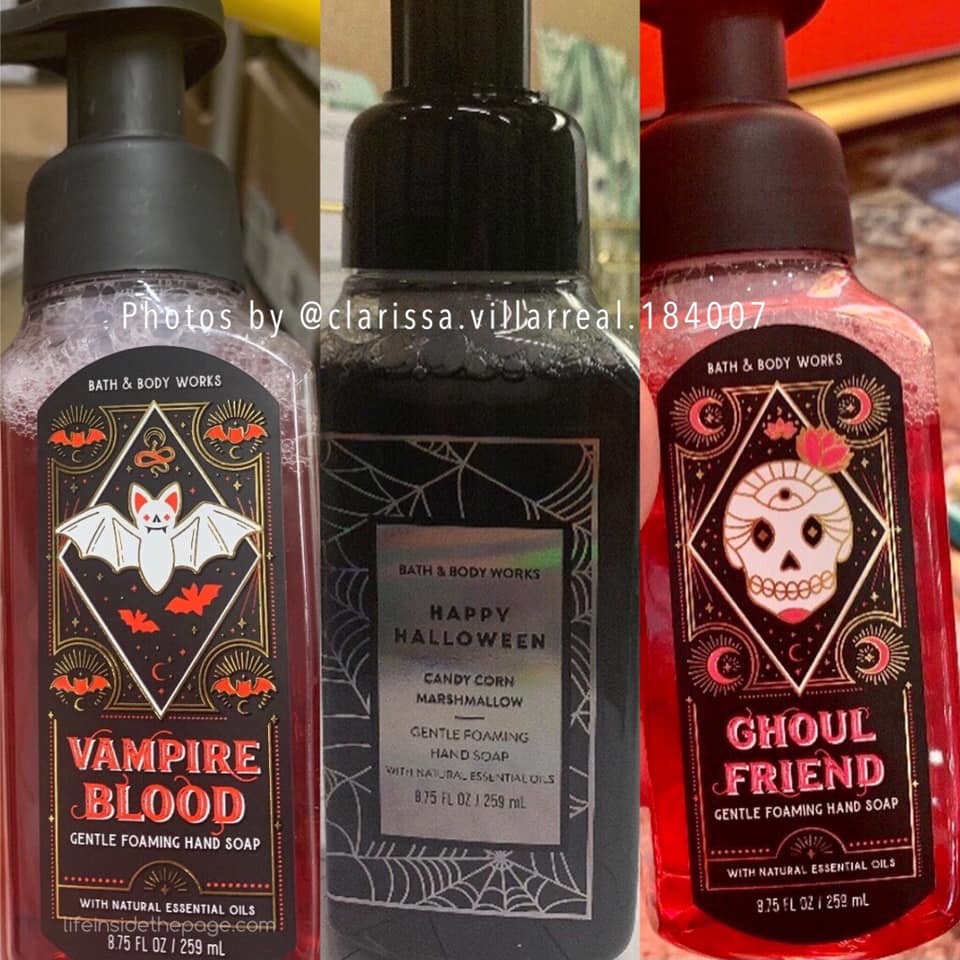 Life Inside the Page Bath & Body Works Halloween Hand Soaps Sneak Peek