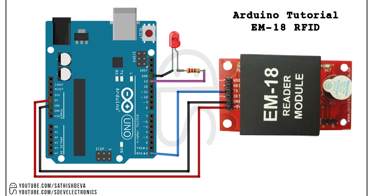 sdevelectronics: Arduino - EM18 RFID Reader