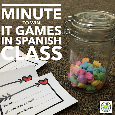 Minute to Win it Games in Spanish Class