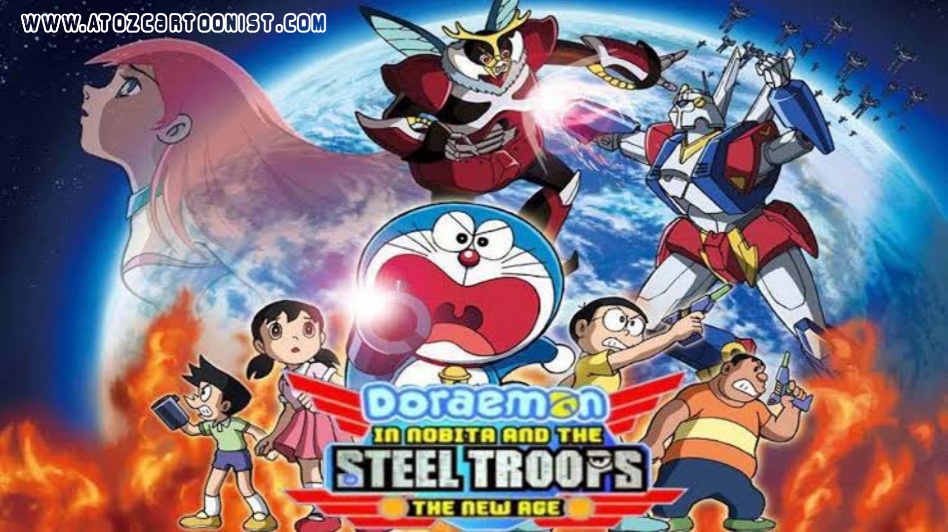 Doraemon and nobita steel troops in hindi movies