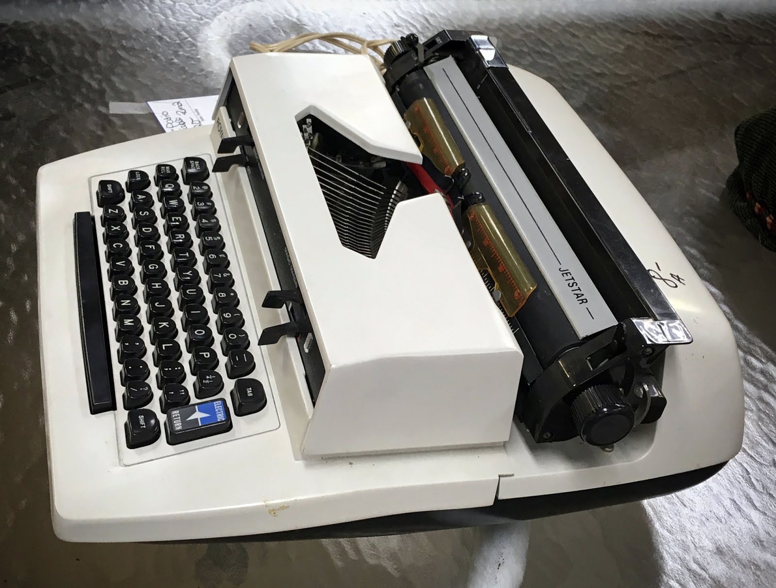 The Typewriter Revolution blog The Royal Jetstar and Custom Electric