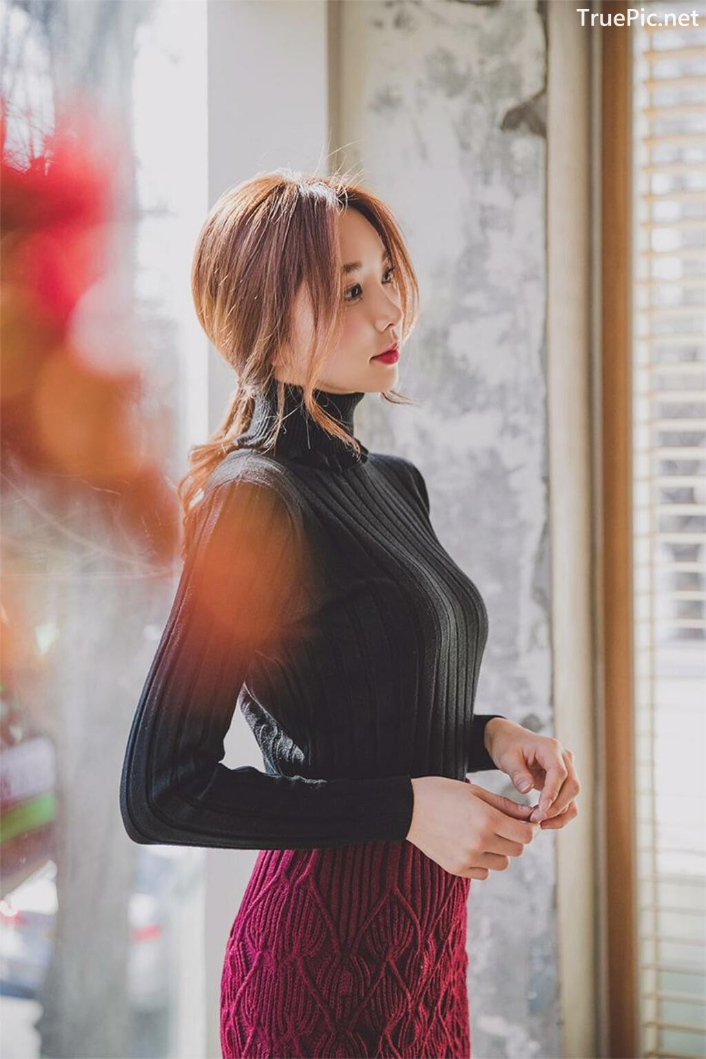 Image-Korean-Fashion-Model-Park-Soo-Yeon-Beautiful-Winter-Dress-Collection-TruePic.net- Picture-48