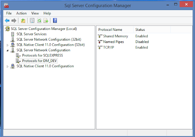 Cloudy River's Workshop: Configuring SQL Server 2012 remote connection