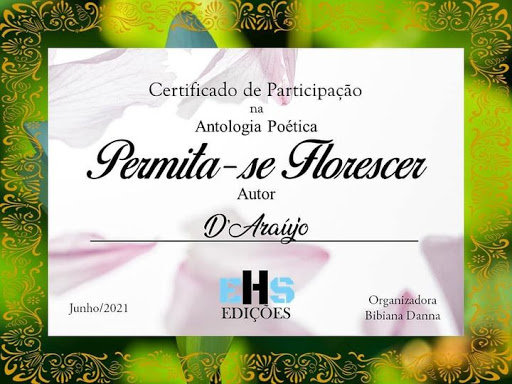 Antologia: Permita - se Florescer - junho de 2021 - EHS Edições: