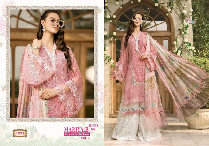 Shree fab Maria B Lawn 2 Super Nx Pakistani Suits Collection 