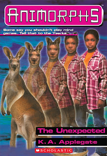 A girl (Cassie) turns into a kangaroo