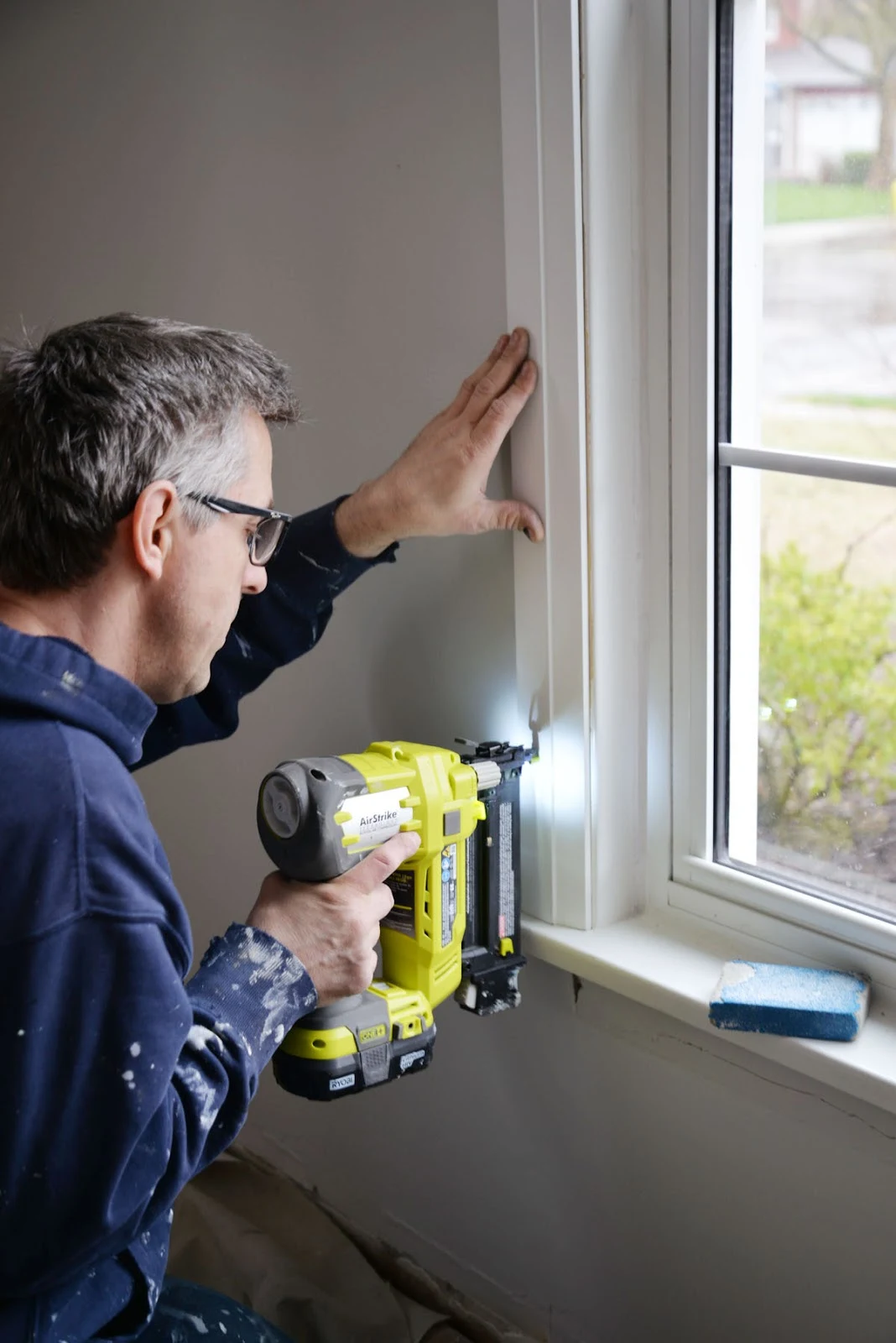 window casing installation, traditional moulding, shiplap alternatives