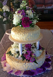 cake purple cakes flower affordable tiffany