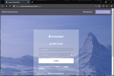 Create an email on the dark website, ProtonMail. — TiydoSoft