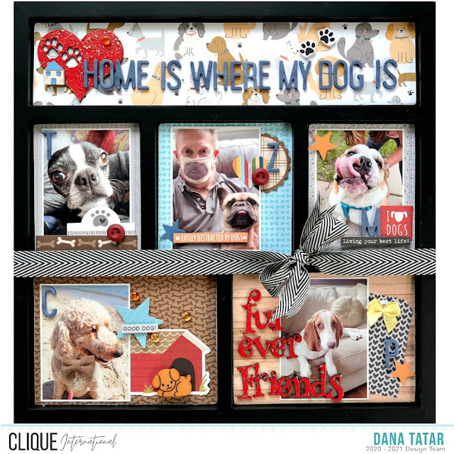 Dog Lovers Shadow Box Frame Clique International