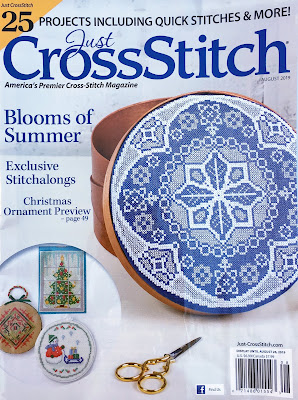 Floss and Fleece: Just CrossStitch August 2019 cover