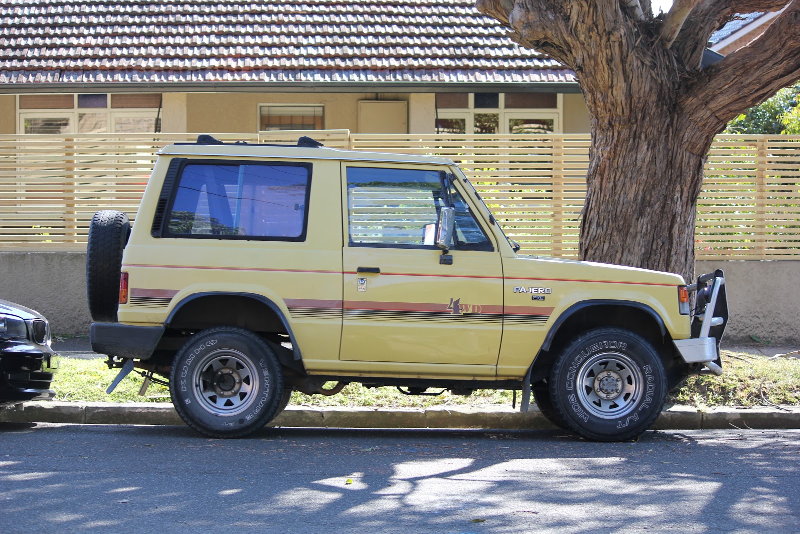 Aussie Old Parked Cars: 1989 Mitsubishi Pajero 4WD