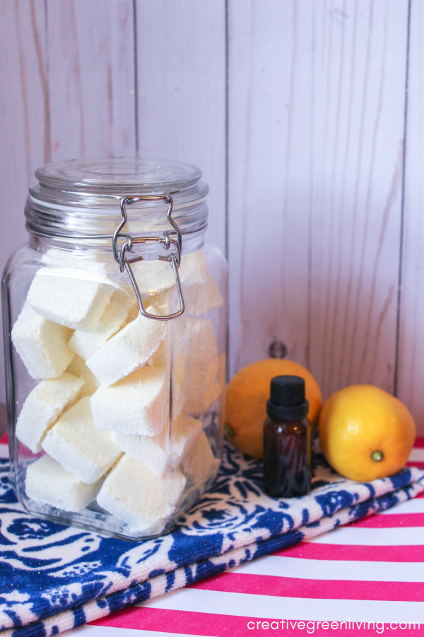 DIY Homemade Dishwasher Detergent Tabs Creative Green Living