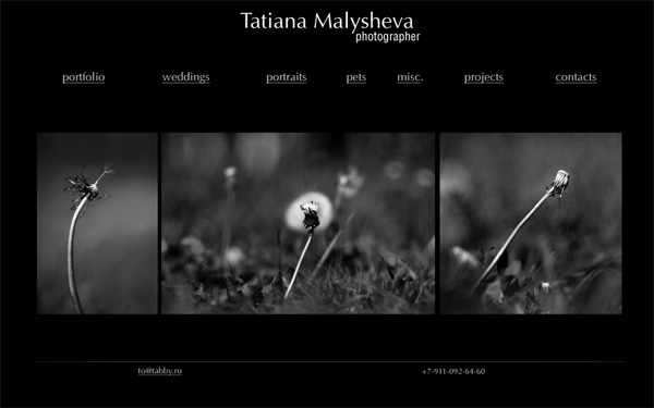 Photographer Tatyana Malysheva