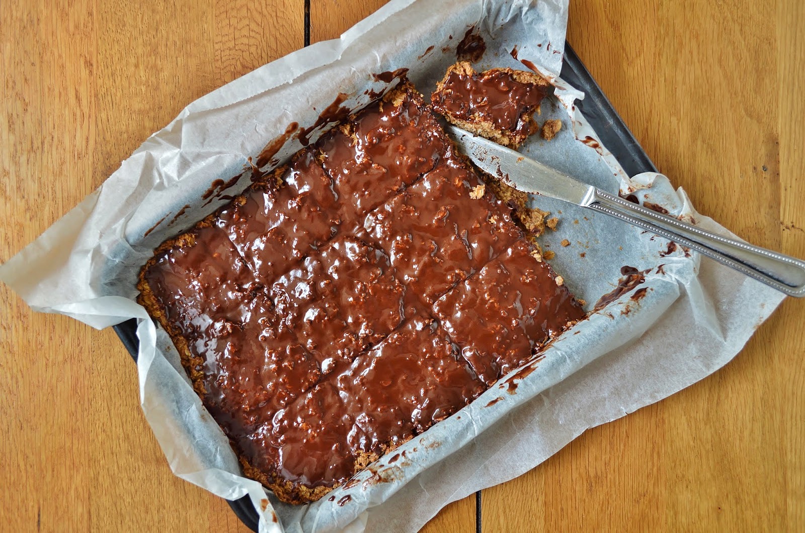 Suma Blogger's Network Chocolate Coated Almond Flapjacks GF Gluten