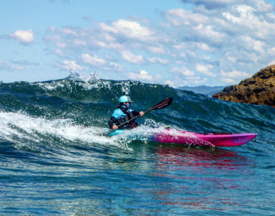 Sea Kayak Surfing Mendocino