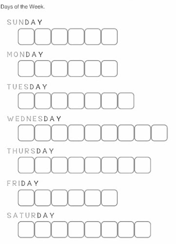 KIDS FUN WORKS: Days of the week