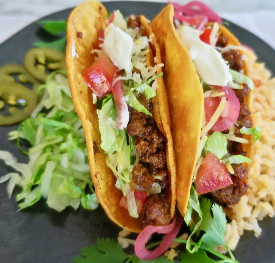 Food Recipe Section Yummy Tacos
