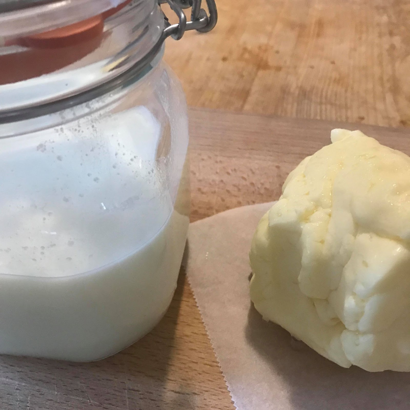 Making Buttermilk and Butter