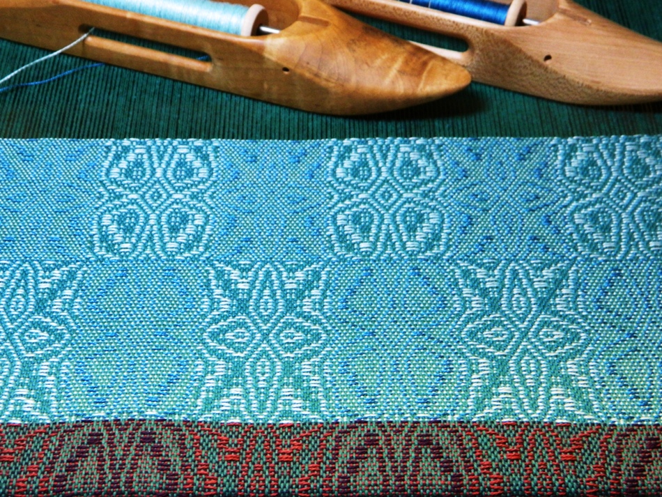 WEAVING FOR FUN Overshot Side by Side 2