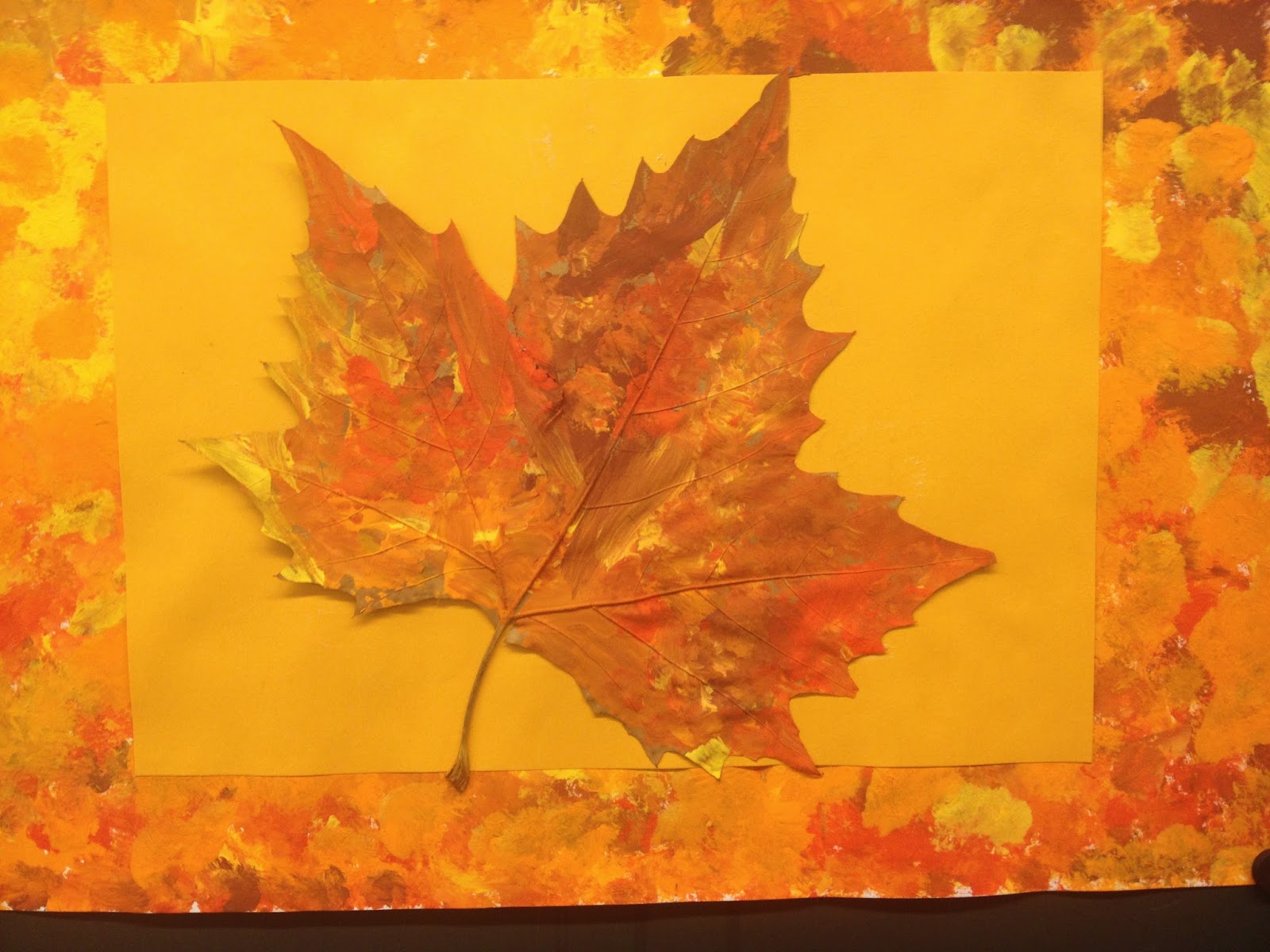 Herbstbild – Klassenkunst