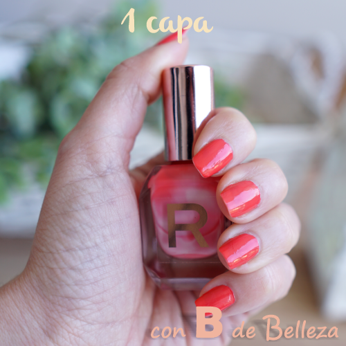Swatch esmalte coral Revolution 1 capa