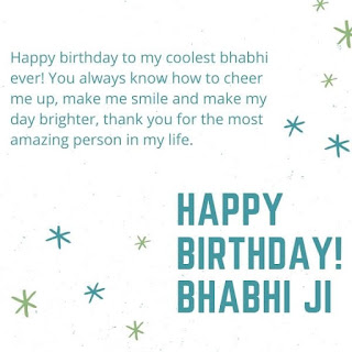 Best Birthday Wishes For Bhabhi 2021 - Quotes, Messages, Images