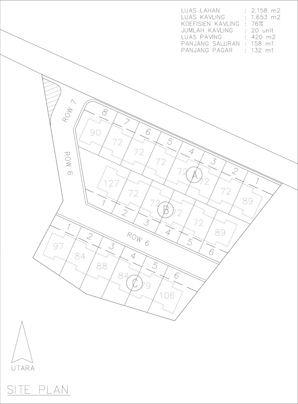 Site Plan Rumah Tinggal 🏠 Jasa Site Plan