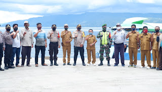 Kapolres Simalungun AKBP Agus Waluyo S.I.K., Sidak di Pelabuhan Tigaras 1 IMG 20200728 WA0010