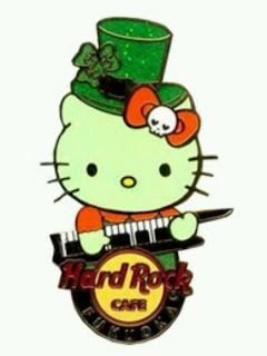Hello Kitty Happy St Patrick's Day Hard Rock Cafe