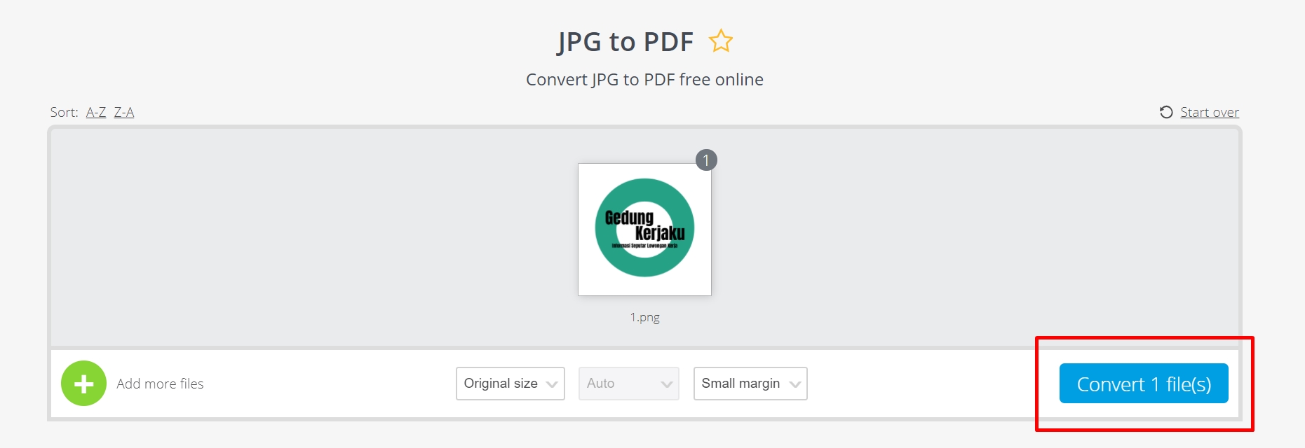 Cara paling simple mengubah file .Jpg atau .Docx ke PDF