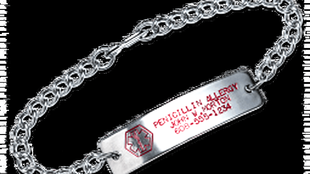 Medical identification tag