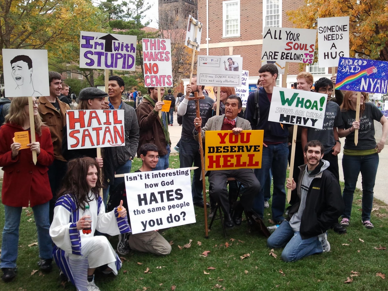 Brother Jed is the Centerpiece of This Awesome Group Photo