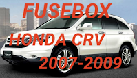 letak sekring mobil HONDA CRV 2007-2009