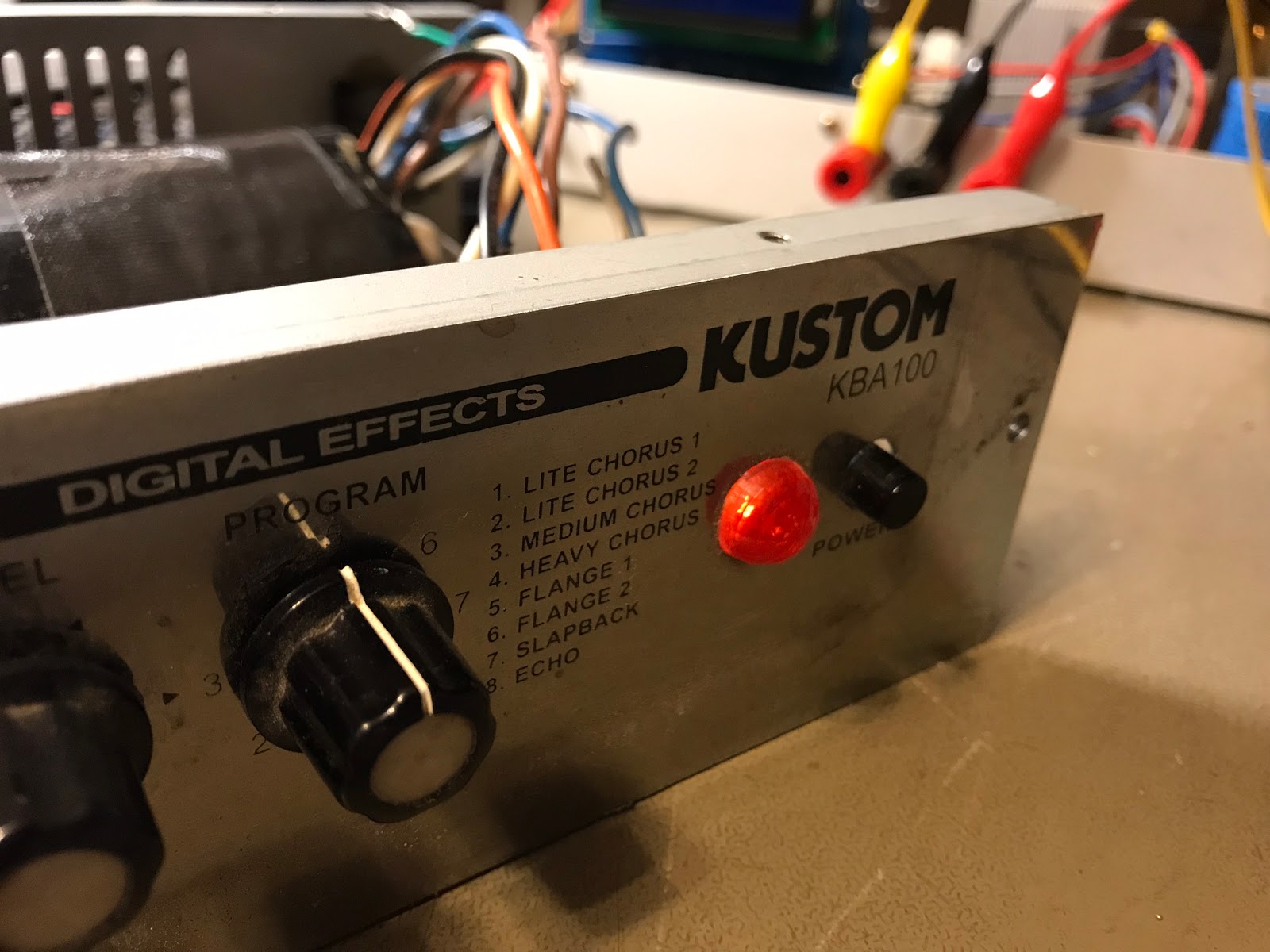 ESPRITAUDIO Repair of KUSTOM KBA 100 Bass Guitar Amplifier TDA7293 100W