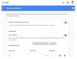 how to get your password from google