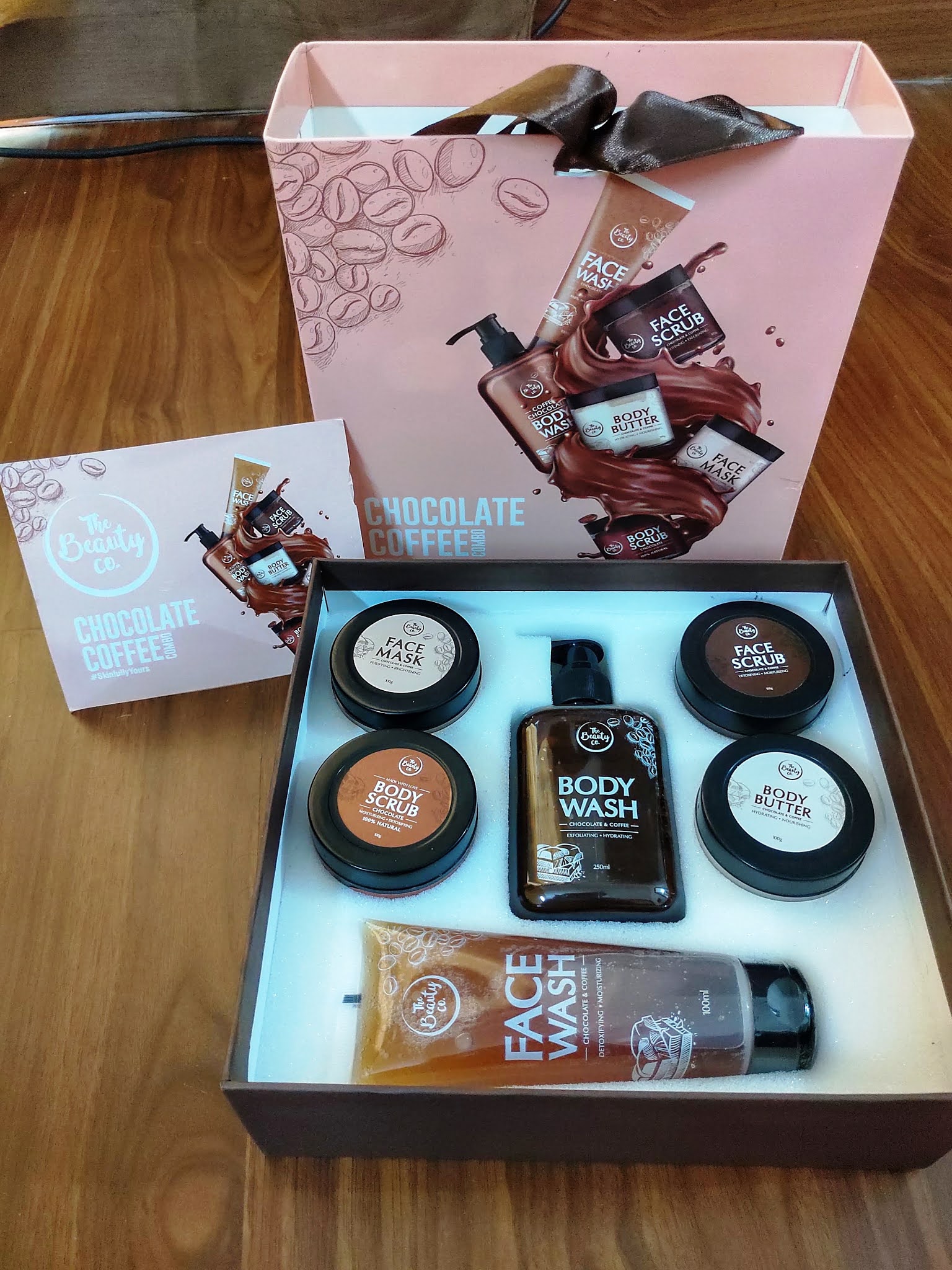 Chocolate Coffee body products from The Beauty Co