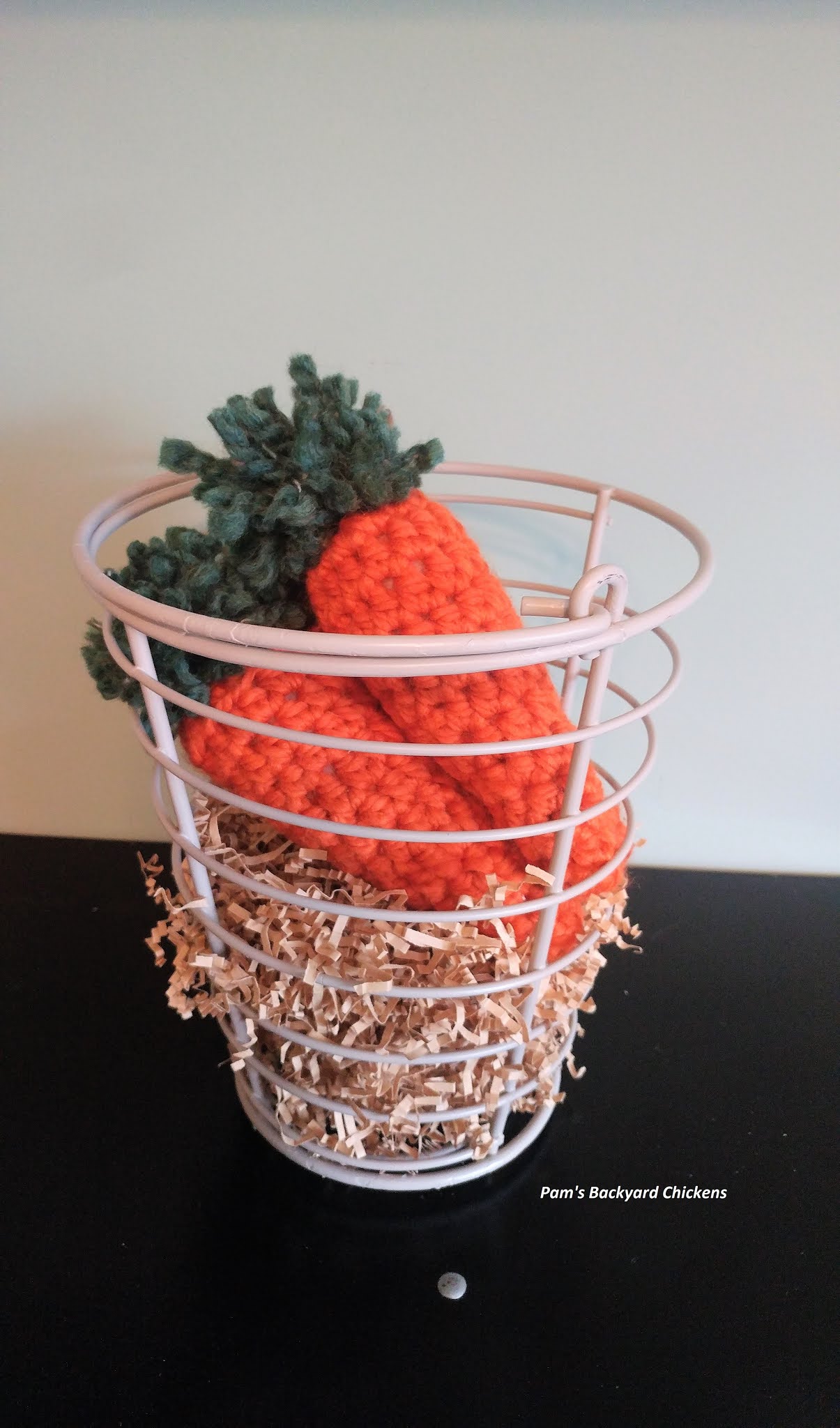 Pam's Backyard Chickens How to Turn a Chicken Egg Basket into Spring