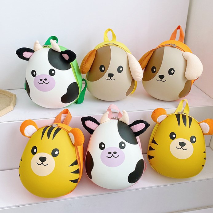 Balo Trứng Hình Thú 3D Cho Bé Mẫu Giáo – MHS8550