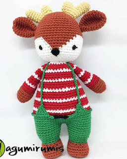 PATRON GRATIS RENO AMIGURUMI 48005 🦌