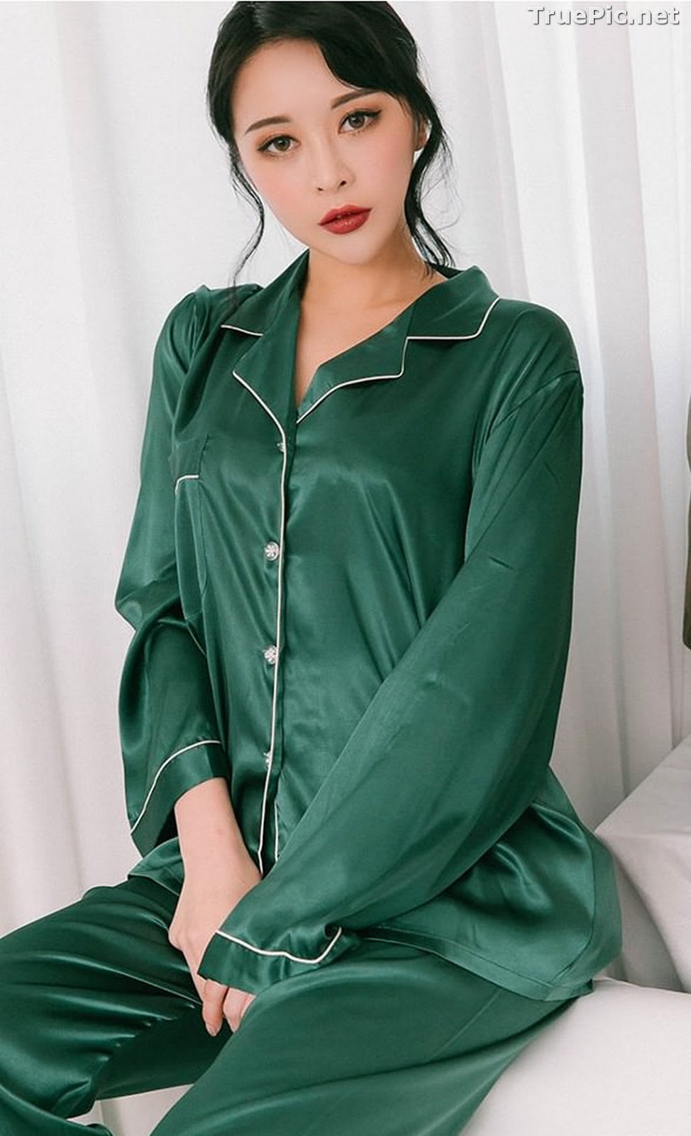 Image Ryu Hyeonju - Korean Fashion Model - Pijama and Lingerie Set - TruePic.net - Picture-24